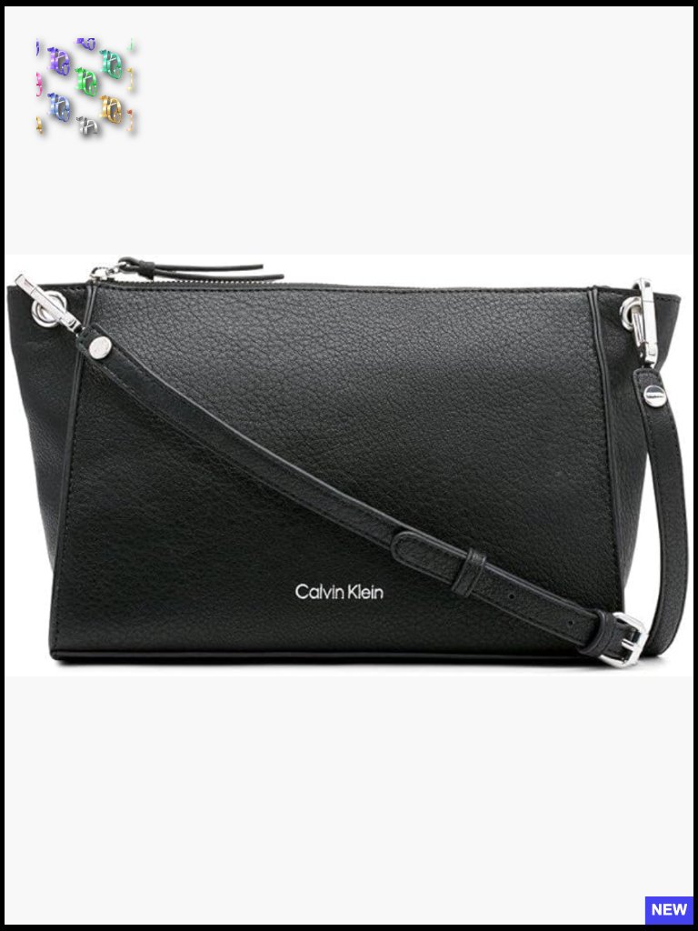 Vegan Leather Crossbody Bag Adjustable Strap Top Zip Interior Pockets Chic